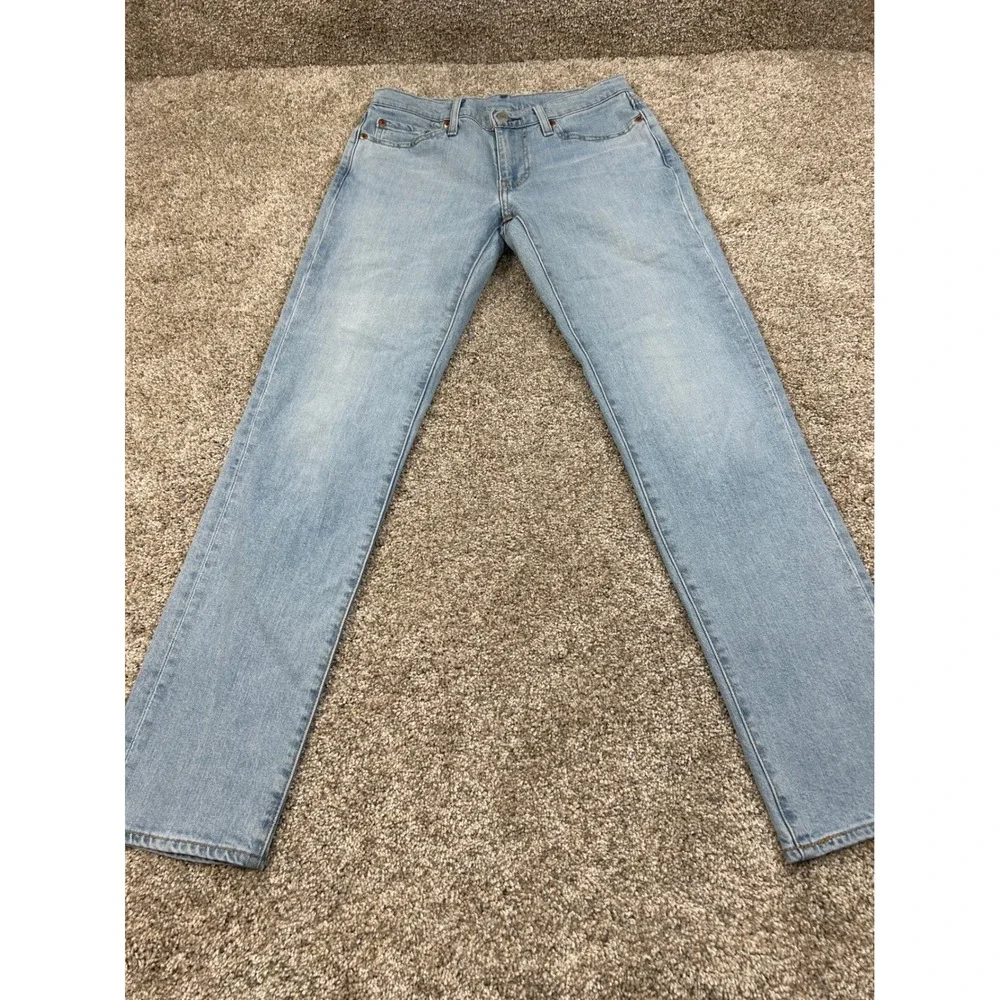 Levis Premium 511 Slim Fit Light Wash Denim Jeans Mens 29x32 04511-5285 #0474